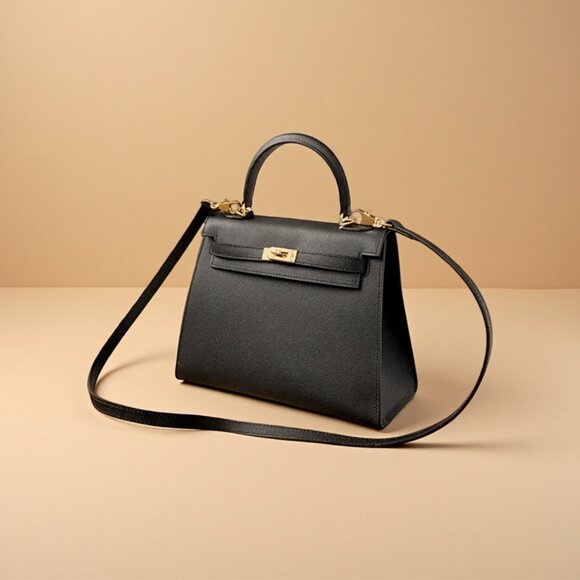 Black Kelly Bag - Picture 3 of 3